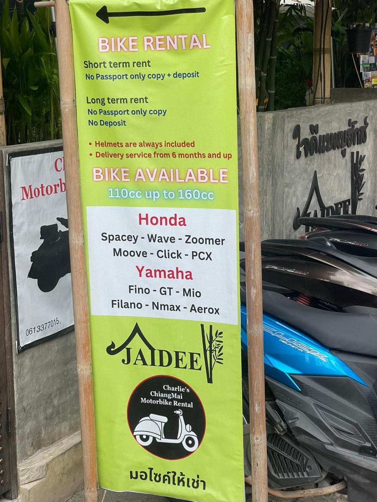 Boutique Hotel & Restaurant, Jaidee Bamboo Huts Chiang Mai Dış mekan fotoğraf